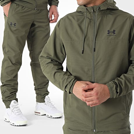 Under Armour - Trainingspak Rival 1390149 1390150 Groen Kaki
