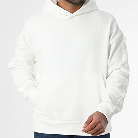 ADJ - Sweat Capuche Blanc