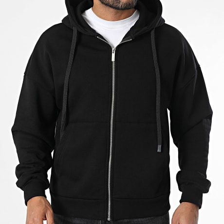 ADJ - Sweat Zippé Noir