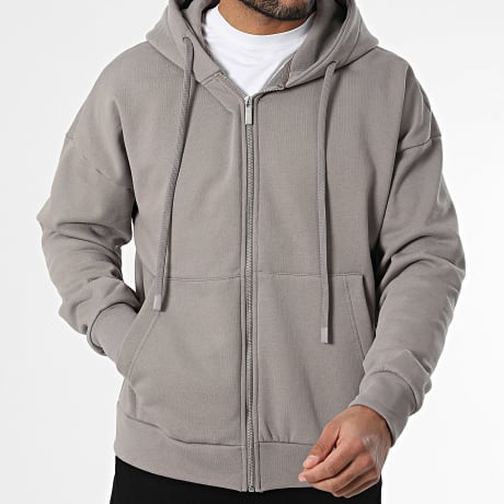 ADJ - Sweat Zippé Gris
