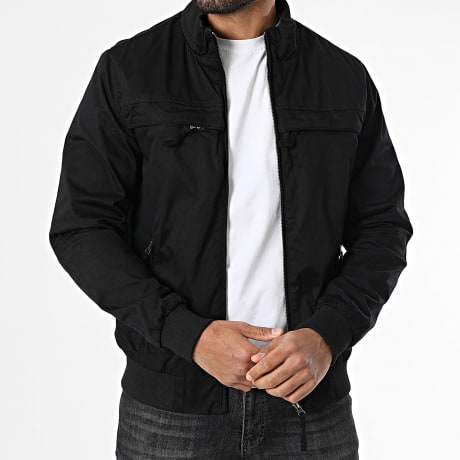 Kymaxx - Chaqueta Con Cremallera Negra