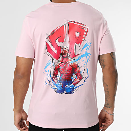 Super Prodige - T-Shirt Oversize Large Energie Rose Rot