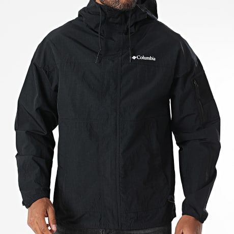 Columbia - Cortavientos Con Cremallera Capucha Challenger 2071553 Negro
