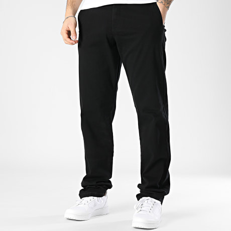 JJ Rebel - Pantalón Chino Relaxed Fit Kenni Sharp Noir