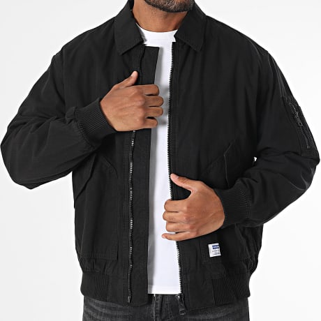 Hugo Azul - Chaqueta Zippée Biero 252 50534489 Negra