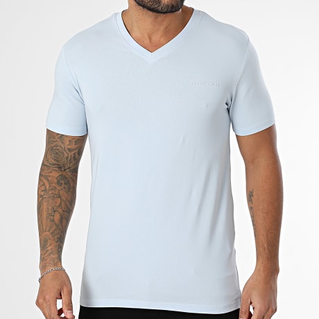 Teddy Smith - Camiseta Cuello V Tawax 11016800D Azul Cielo