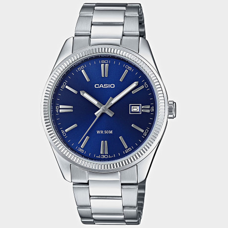 Casio - Horlogecollectie MTP-1302PD-4AVEF Staal marineblauw
