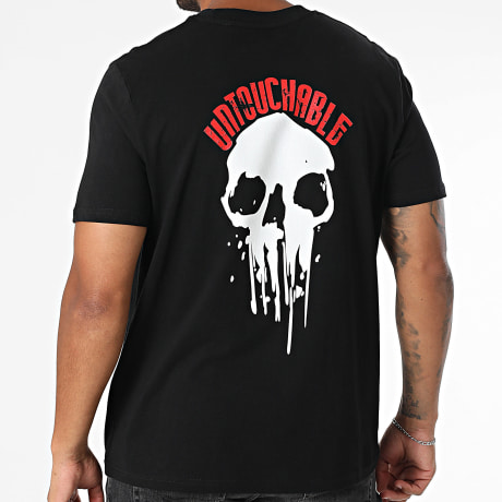 Mac Tyer Untouchable - Tee Shirt Oversize Painted Skull Noir