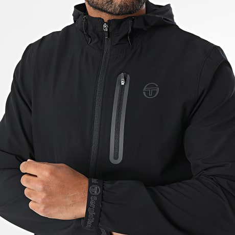 Sergio Tacchini - Veste Zippée Capuche Pelle 41129 Noir