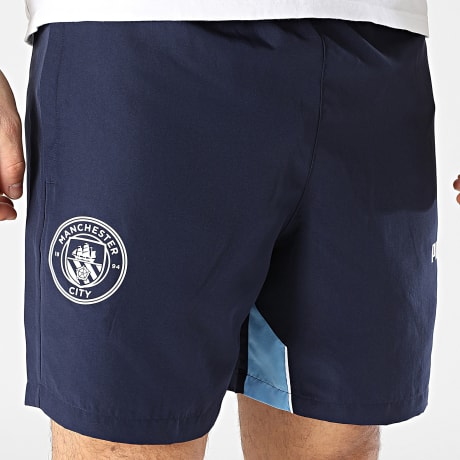 Puma - Short Jogging Manchester City Archive 779150 Bleu Marine