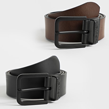 Levi's - Ceinture Réversible 38018 Noir Marron