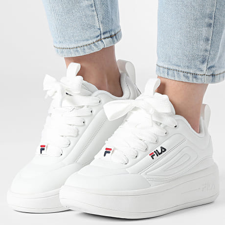 Fins de Séries - Sneakers Femme Superbubble FFW0536 White