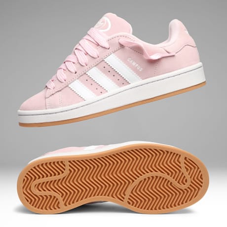 Adidas Originals - Zapatillas Mujer Campus 00s W JH7840 Rosa Claro Calzado Blanco Gum 2