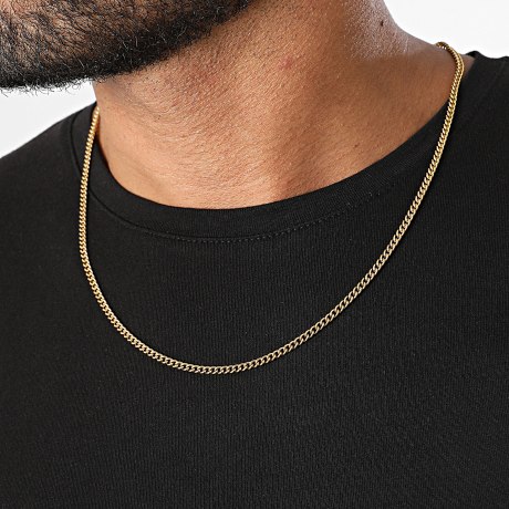 LBO - Colar de malha de 3 mm em ouro