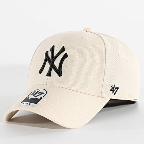 '47 Brand - Gorra MVP NY Yankees MVPSP17WBP Beige Claro