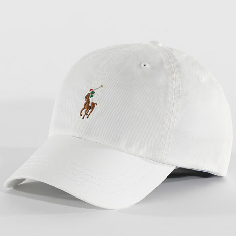 Polo Ralph Lauren - Casquette Oxford Blanc
