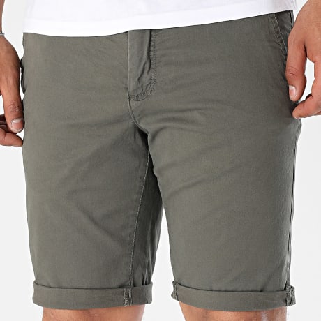 Teddy Smith - Chino Kort 10415076D Khaki Groen