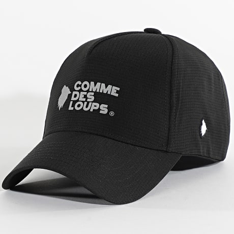 Comme Des Loups - Casquette Ripstop Noir Réfléchissant