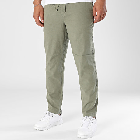 Jack And Jones - Calças de verão Stace Dave Breeze Khaki Green