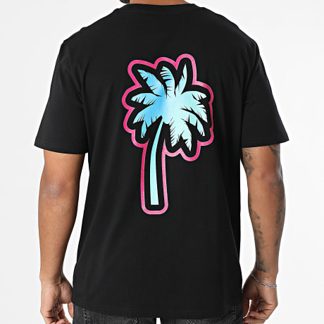 Mougli x La Jungle - Camiseta Oversize Welcome 2 The Jungle Negro Azul
