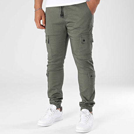 PXP - Pantalon Cargo T19939 Vert Kaki