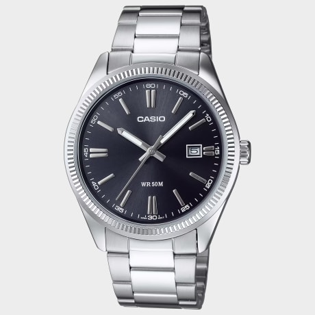 Casio - Horlogecollectie MTP-1302PD-1A1VEF Zilver Zwart