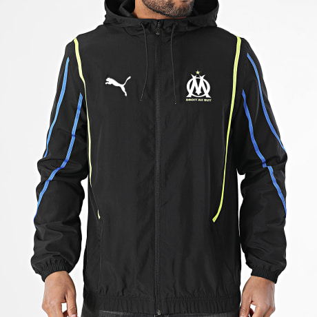 Puma - OM Faster Hooded Zip Jacket 782186 Zwart