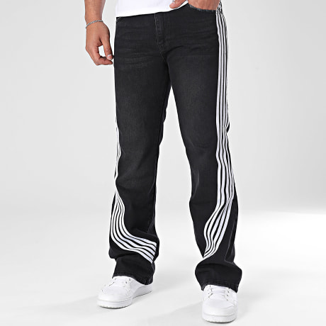 Fins de Séries - Jean Flare A Bandes 345 Negro