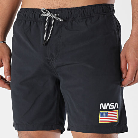 NASA - Short De Baño USA Negro