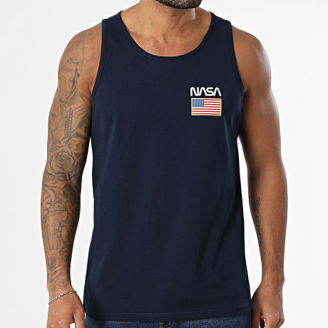 NASA - Camiseta sin mangas USA Azul Marino