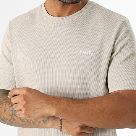 BOSS - Camiseta Waffle 50535891 Beige