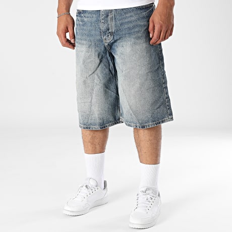 Uniplay - Baggy Fit Jean Short 76B Blue Denim