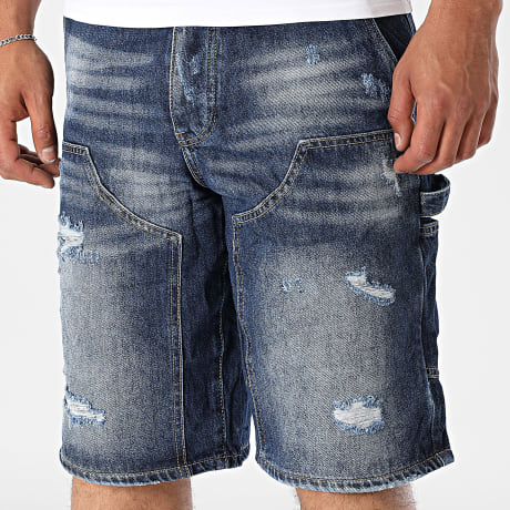 Uniplay - Baggy Fit Jean Short 04B Blue Denim