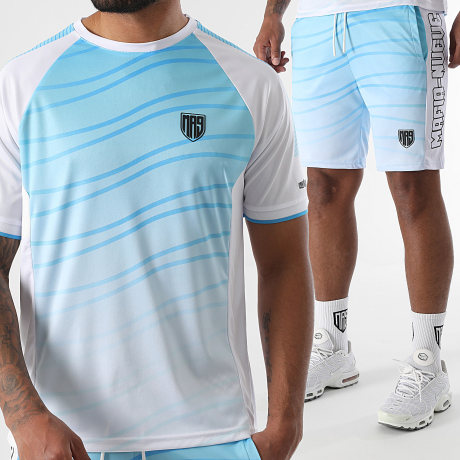 MA9 Mafia Nueve - Hypernova fris wit T-shirt en joggingshortset