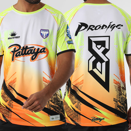 Fins de Séries - Maillot Pattaya 9 Amarillo Naranja Degradado