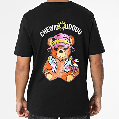 Chewidoudouu - Camisola de cocktail preta de tamanho grande