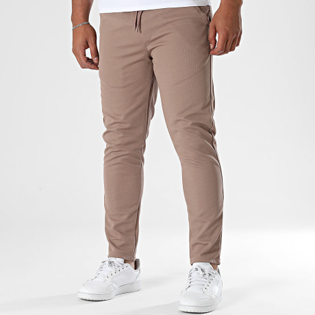 Classic Series - Pantalón Uni Slim Fit 015 Beige Oscuro