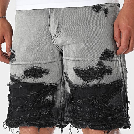 Uniplay - Jean 256 Grey Black Short