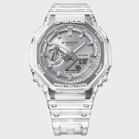 G-Shock - Montre G-Shock GA-2100BM-7A8ER Argenté Transparent