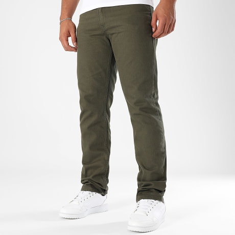 LBO - Jeans straight fit rilassati 3798 Verde Khaki