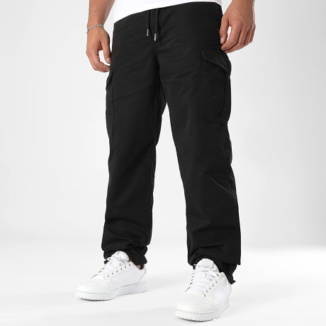 Fins de Séries - Pantalón Cargo Relaxed Tobillos Ajustados 3848 Negro