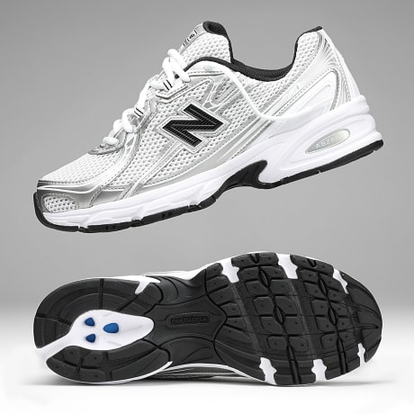 New Balance - Baskets 740 White Silver Metallic Black
