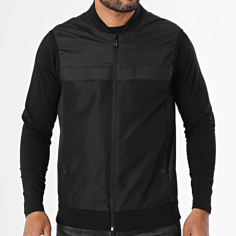 BOSS - Gridlyte Mouwloos Ritsjack 50541301 Zwart
