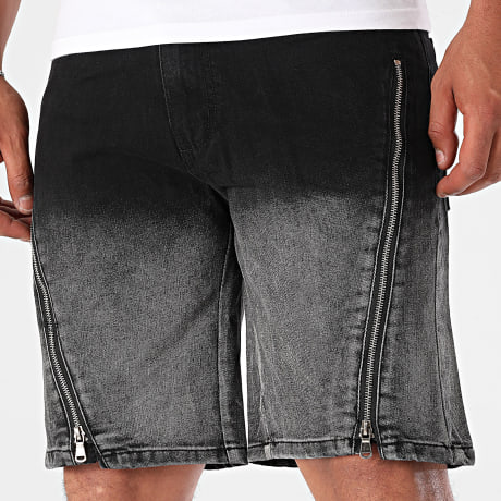 Uniplay - Short Jean 310 Black Grey Gradient