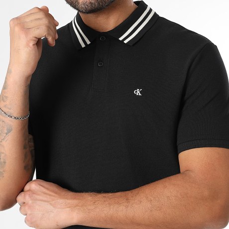 Calvin Klein - Polo de manga corta LV04RC276G Negro