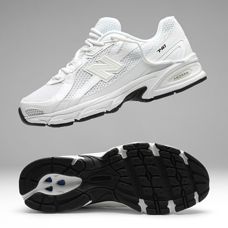 New Balance - Baskets 740 White Black
