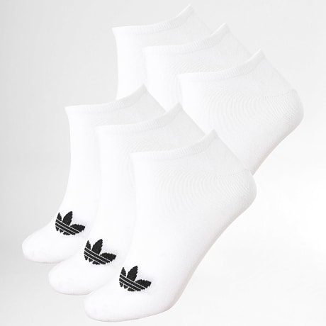 Adidas Originals - Lote de 6 pares de calcetines con forro JW5336 Blanco