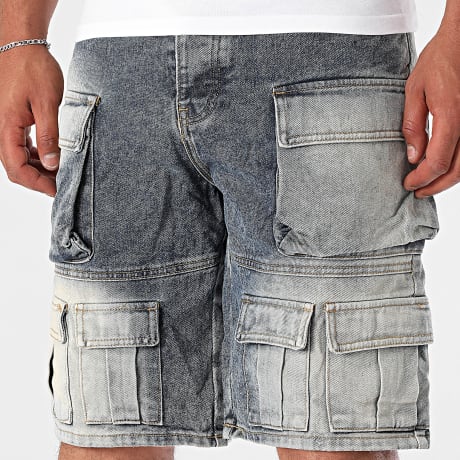 Fins de Séries - Pantalones cortos vaqueros Cargo Jean 29B Azul