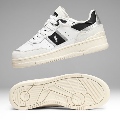 Polo Sport Ralph Lauren - Baskets Masters Sport White Black Silver