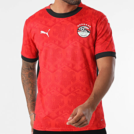 Puma - Réplica da camisola doméstica do Egito 777132 Vermelho
